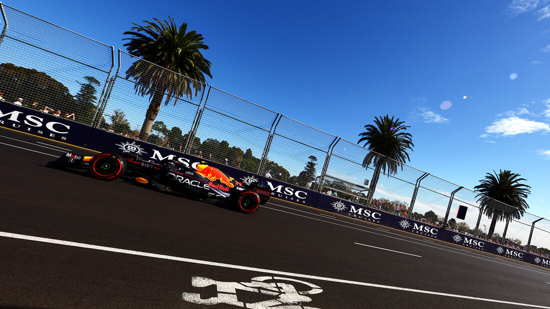 Sergio Perez - Red Bull - Formel 1  - GP Australien - 8. April 2022