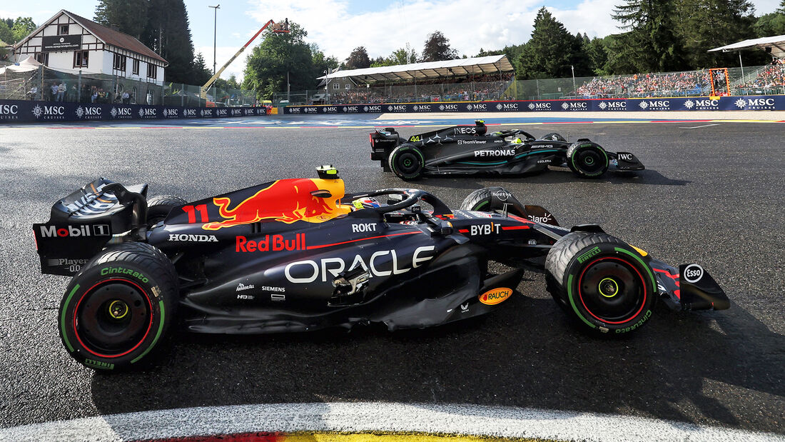 Sergio Perez - Red Bull - Formel 1 - GP Belgien - Spa-Francorchamps - 29. Juli 2023