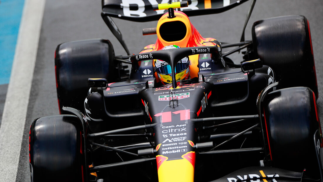 Sergio Perez - Red Bull - Formel 1 - GP England - Silverstone - Freitag - 1.7.2022