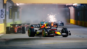 Sergio Perez - Red Bull - Formel 1 - GP Singapur 2022 - Rennen