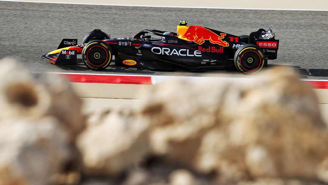 Sergio Perez - Red Bull - GP Bahrain - Sakhir - Formel 1 - Freitag - 18.3.2022