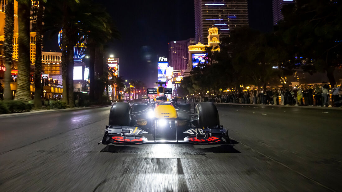 Sergio Perez - Red Bull - Showrun - Las Vegas - Formel 1