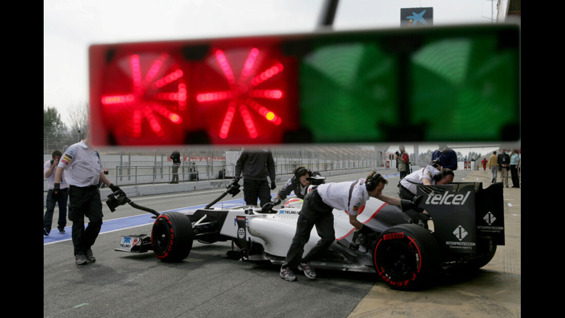 Sergio Perez - Sauber - Formel 1-Test - Barcelona - 2012