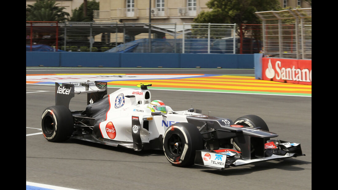 Sergio Perez - Sauber - GP Europa - Valencia - Formel 1 - 22. Juni 2012