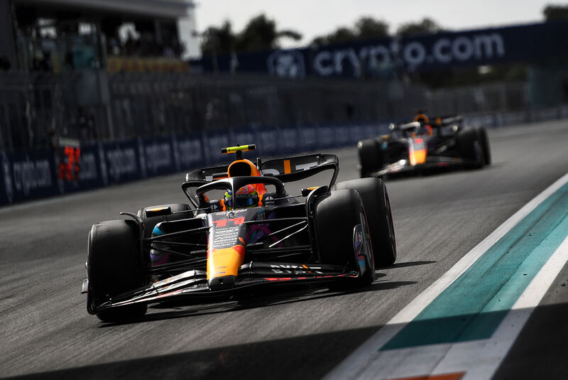 Sergio Perez vs. Max Verstappen - Formel 1 - GP Miami 2023