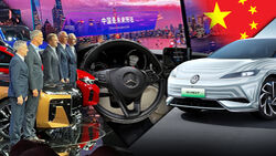 Shanghai Auto Show 2023 Deutsche Hersteller Collage