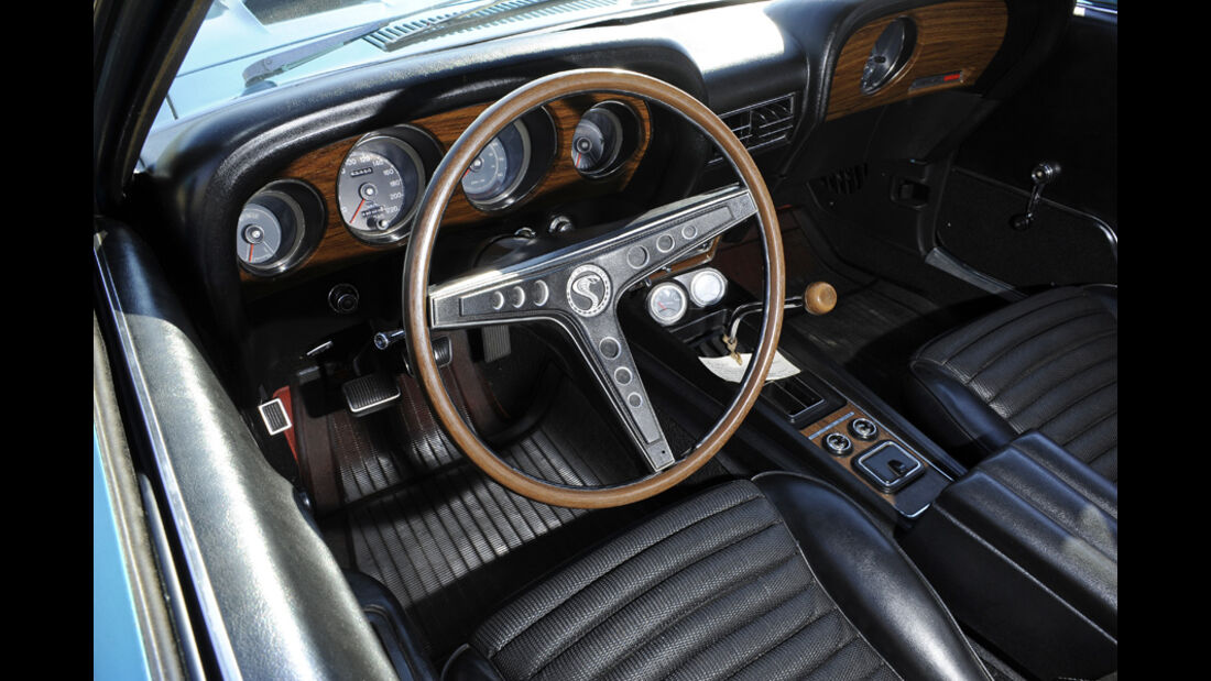 Shelby Mustang GT 500, Baujahr 1969, Cockpit
