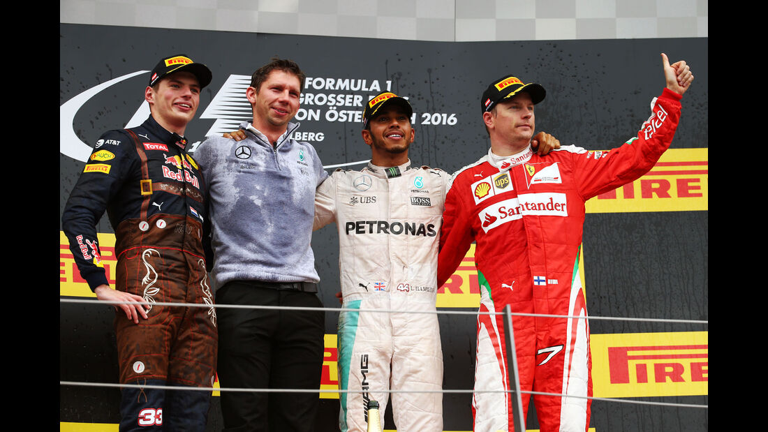Siegerehrung - Formel 1 - GP Österreich - 3. Juli 2016
