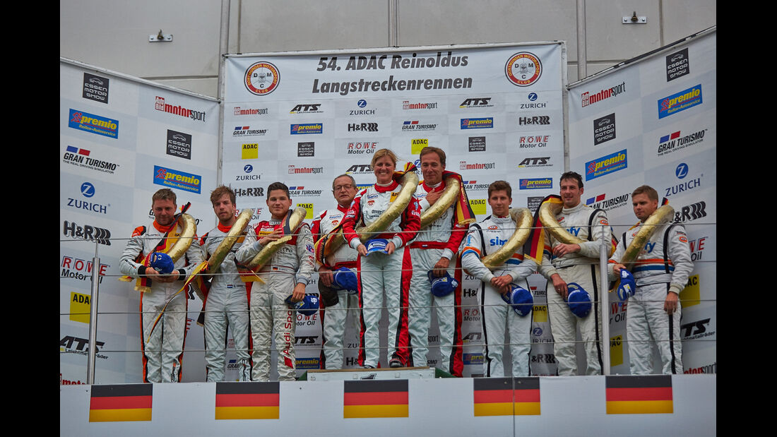 Siegerehrung - VLN Nürburgring - 5. Lauf - 5. Juli 2014