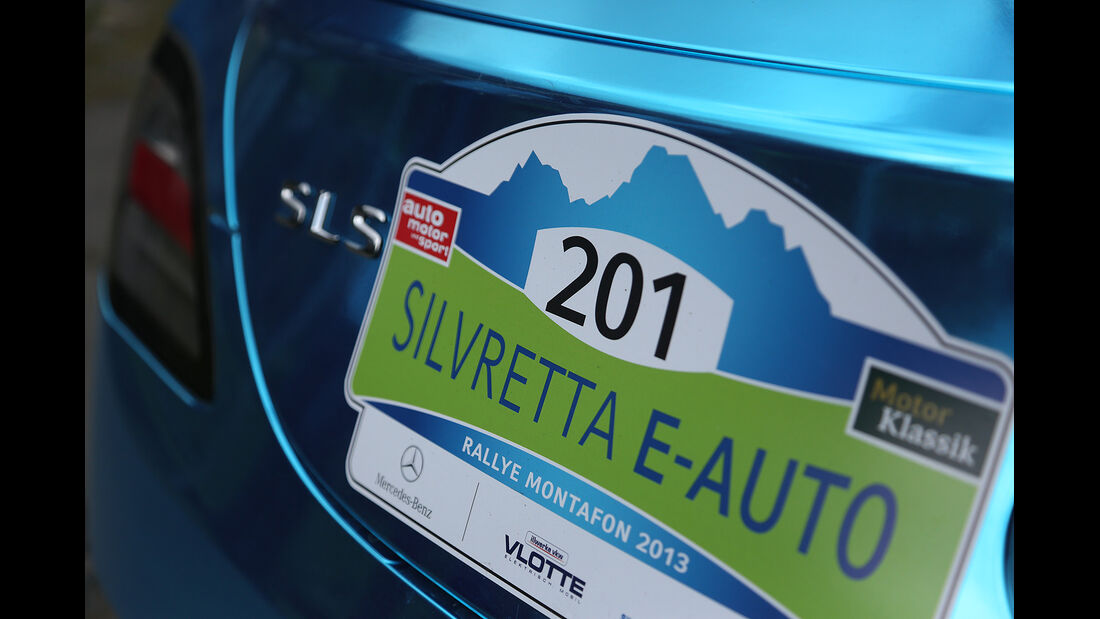 Silvretta Classic 2013, Tag 2, E-Auto Silvretta Hans-Dieter Seufert