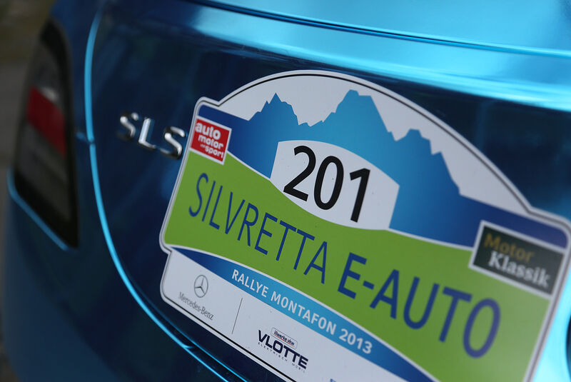 Silvretta Classic 2013, Tag 2, E-Auto Silvretta Hans-Dieter Seufert