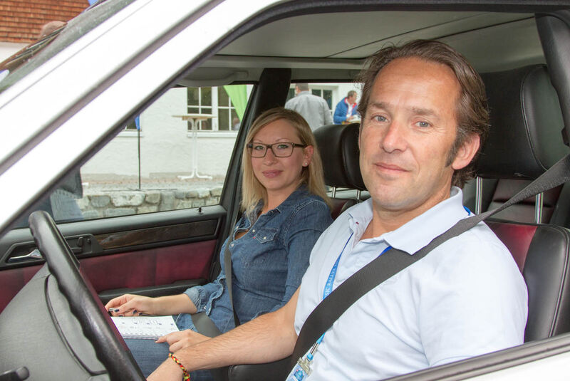Silvretta Classic 2014, Rallye-Fahren, Mercedes-Benz E 500