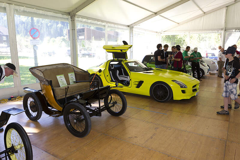 Silvretta E-Auto 2010, Elektroauto, E-Auto, Mercedes SLS AMG E-Cell