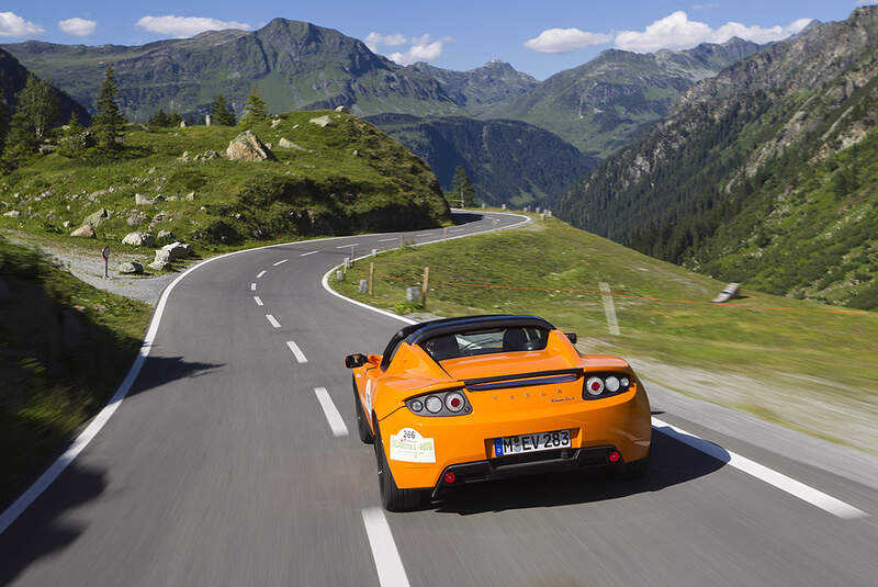 Silvretta E-Auto 2010, Elektroauto, E-Auto, Tesla Roadster