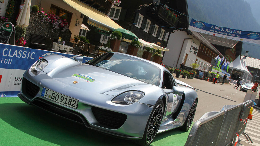 Silvretta E-Auto 2015, Start und Mittagspause Tag 2