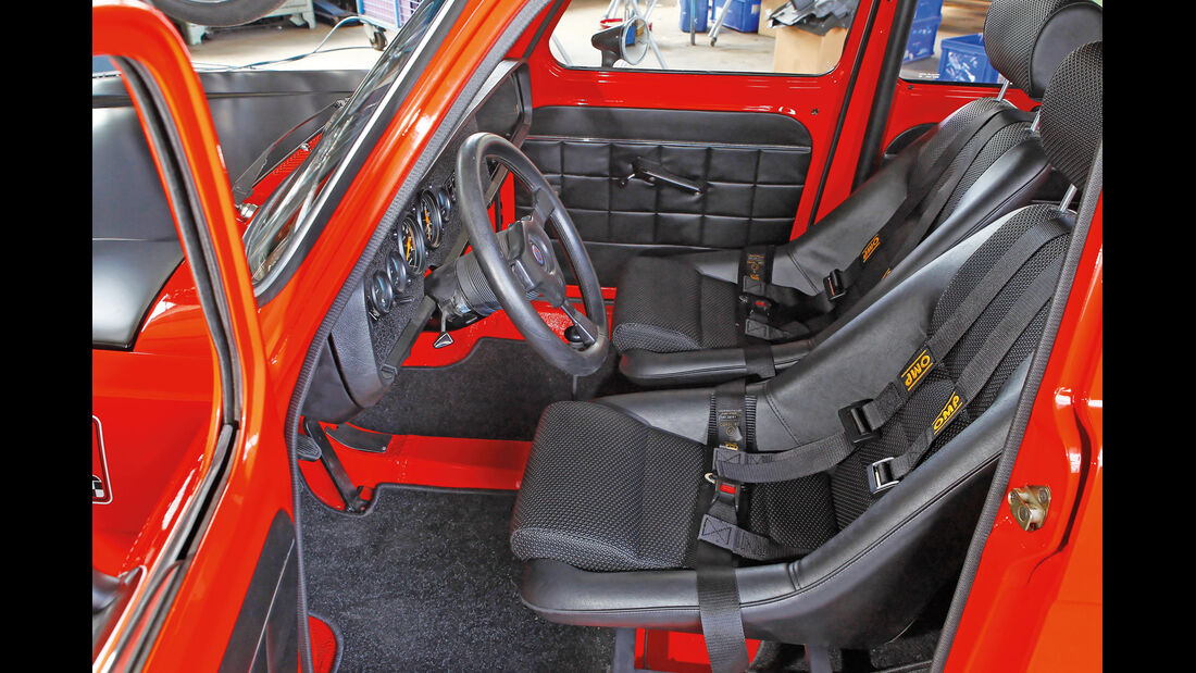 Simca 1000 Rallye 2, Cockpit, Fahrersitz