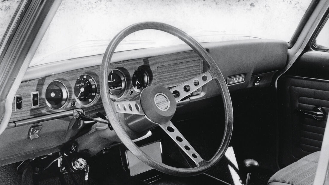 Simca 1501 Special, Cockpit, Lenkrad