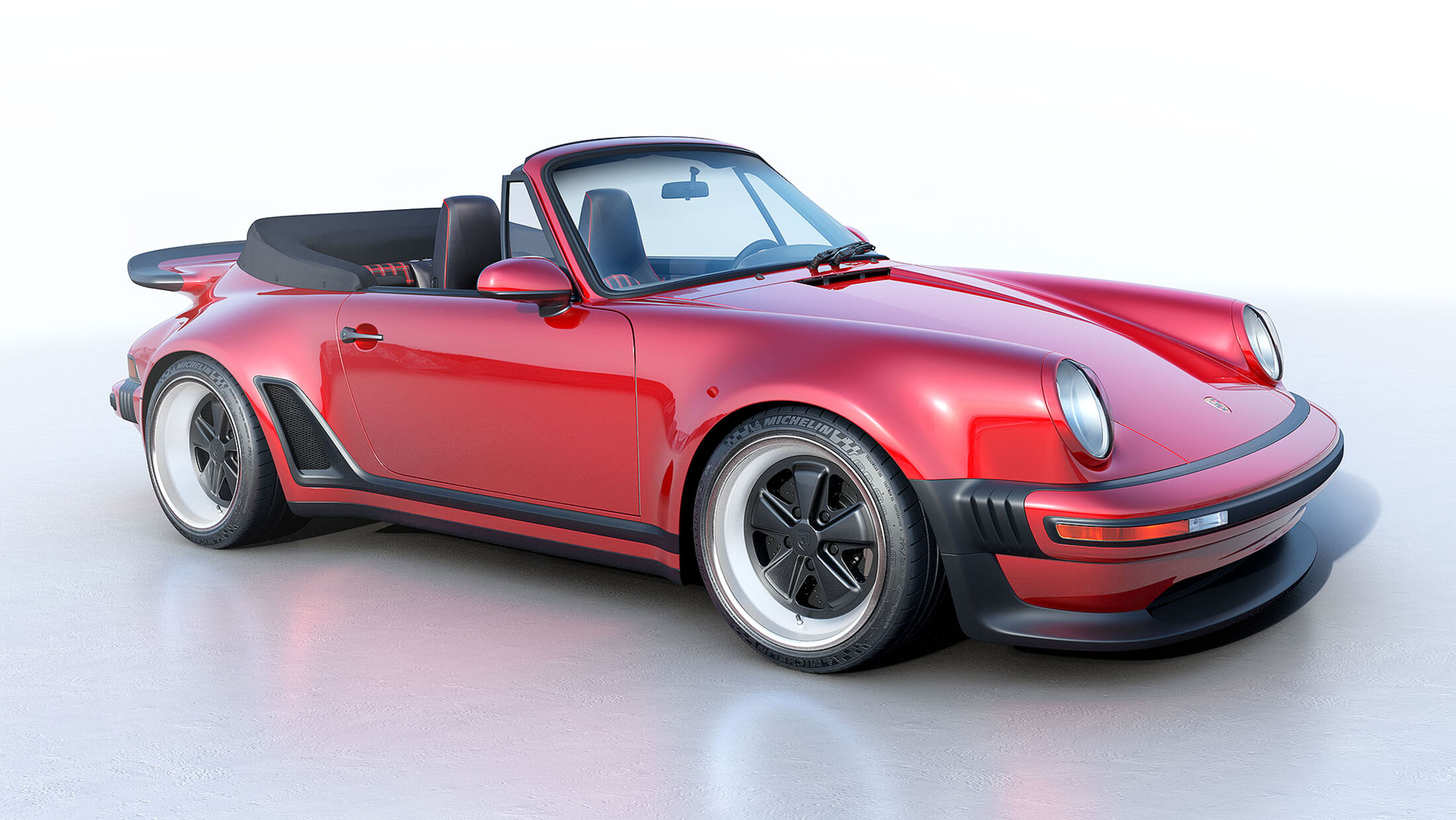 Singer Turbo Study: Backdate-Cabriolet auf Porsche-964-Basis