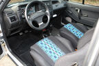 Sitze, Armaturenbrett und Innenraum des VW Polo G40