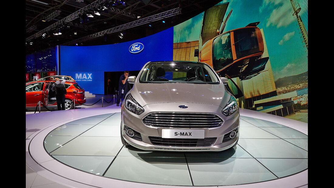 Sitzprobe Ford S-Max, Autosalon Paris 2014