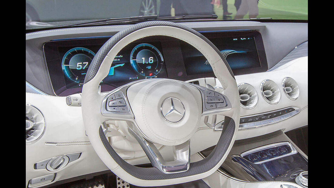 Sitzprobe Mercedes S-Klasse Coupé Concept