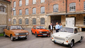 Skoda 105 L, Trabant 601 L, Wartburg 353 W, Frontansicht