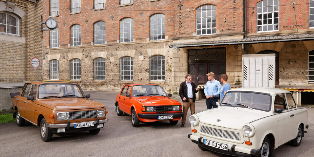 Skoda 105 L, Trabant 601 L, Wartburg 353 W, Frontansicht