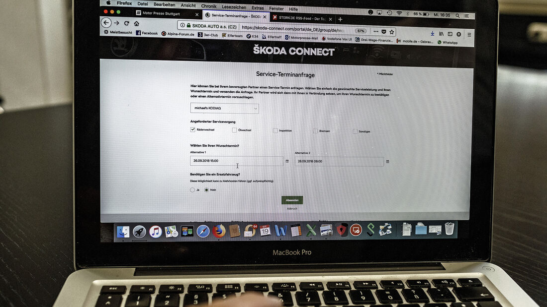 Skoda Connected Sicherheit