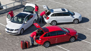 Skoda Fabia Combi, Rapid Spaceback, Octavia