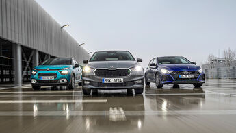 Skoda Fabia, Hyundai i20, Citroen C3