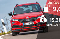 Skoda Karoq 2.0 TSI 4x4 Sportline Realverbrauch