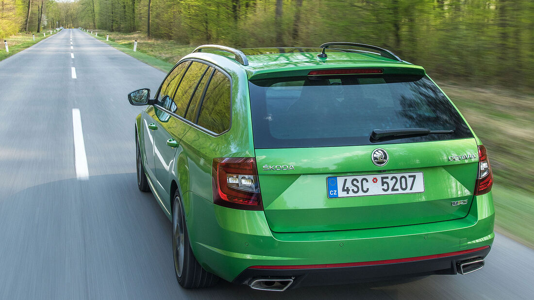 Skoda Octavia Combi RS Facelift Fahrbericht