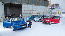 Skoda Octavia, Ford Focus, Hyundai i30, Opel Astra, Frontansicht