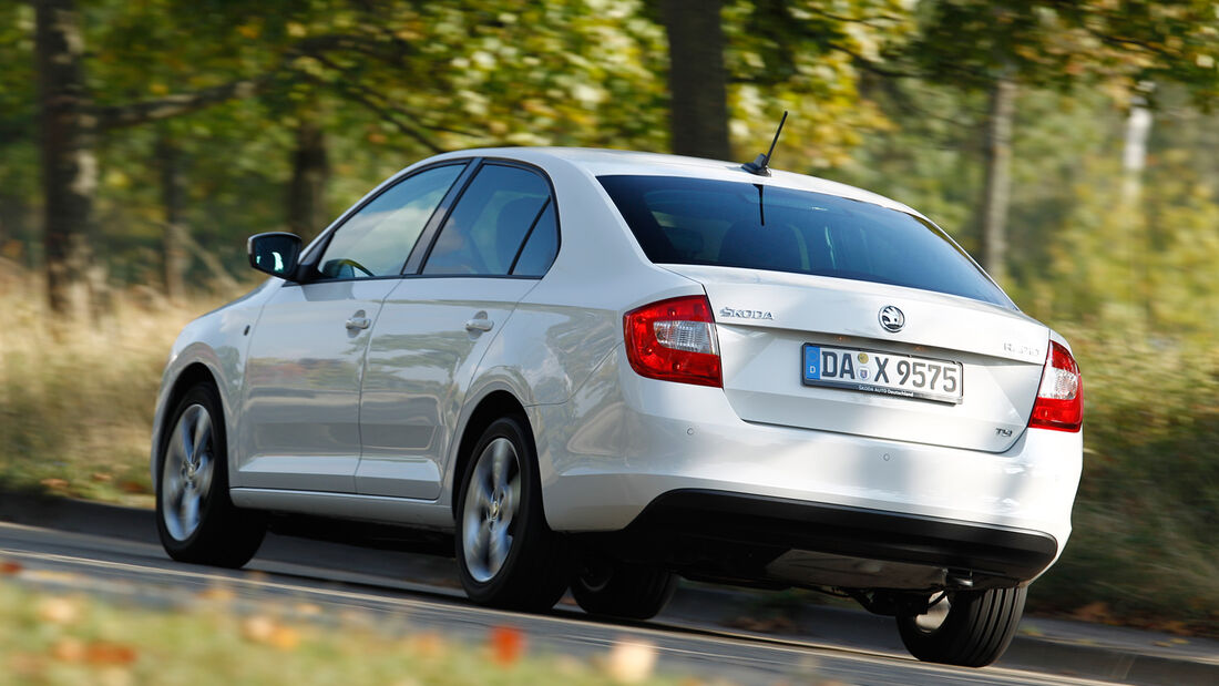 Skoda Rapid 1.2 TSI Green Tec, Heckansicht