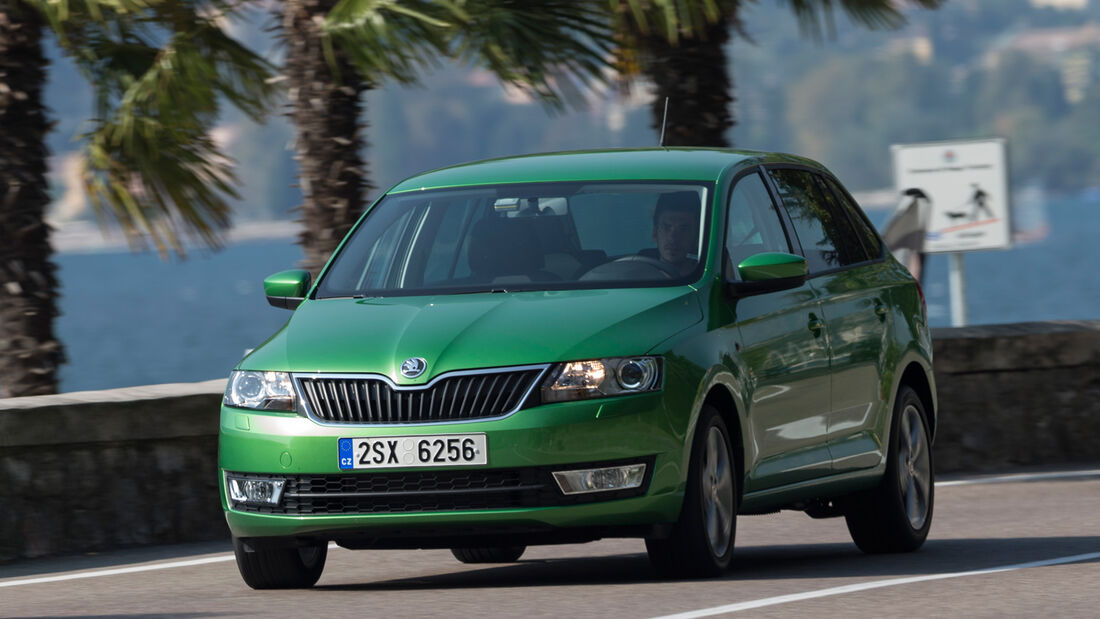 Skoda Rapid Spaceback 1.4 TSI, Frontansicht