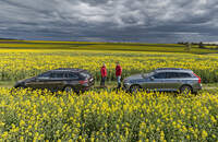 Skoda Superb Combi 2.0 TDI 4x4, Volvo V90 D3 AWD, Exteriuer, Fazit