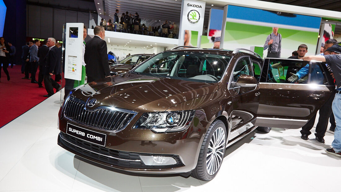 Skoda Superb Combi 4x4 Laurin & Klement, Genfer Autosalon, Messe, 2014