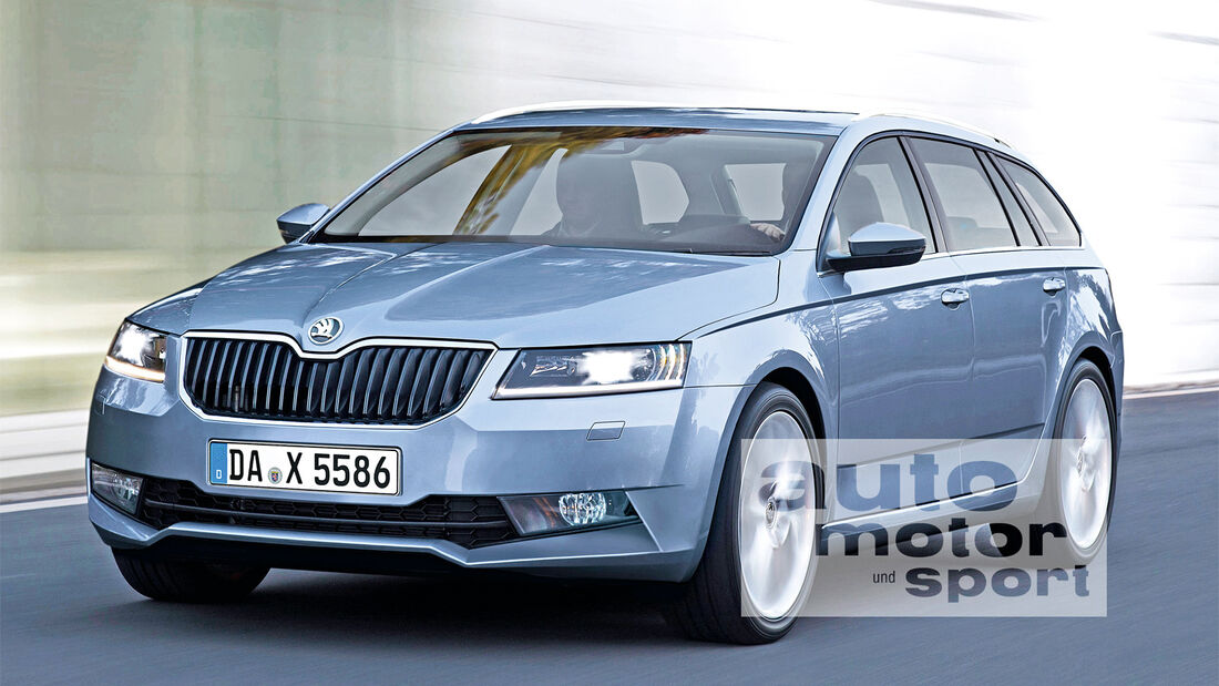 Skoda Superb Combi, Frontansicht