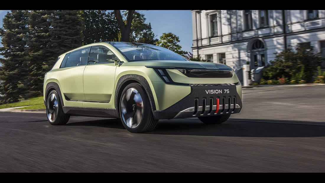 Skoda Vision 7S: Unterwegs im 5-Meter-Elektro-SUV für 2026 | AUTO MOTOR ...