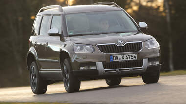 Skoda Yeti 2.0 TDI Outdoor Elegance, Frontansicht