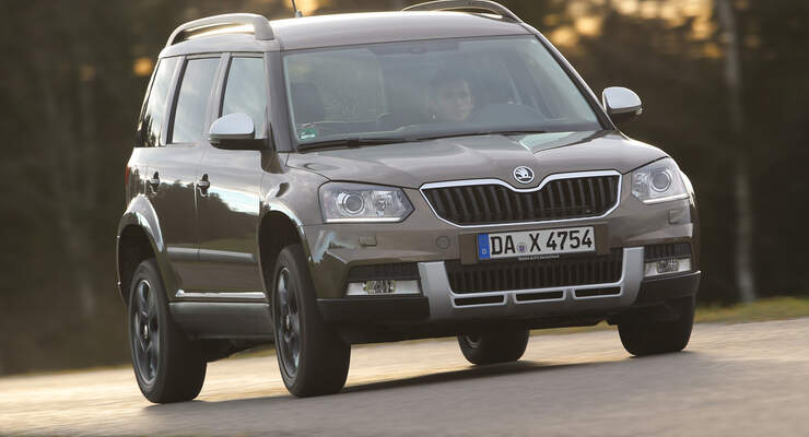 Skoda Yeti 2.0 TDI Outdoor Elegance, Frontansicht
