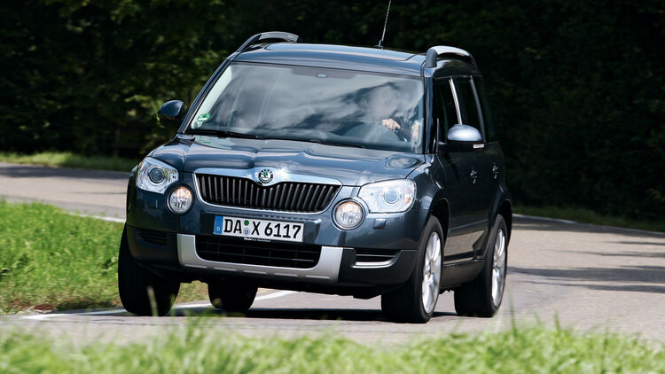 Skoda Yeti, Frontansicht