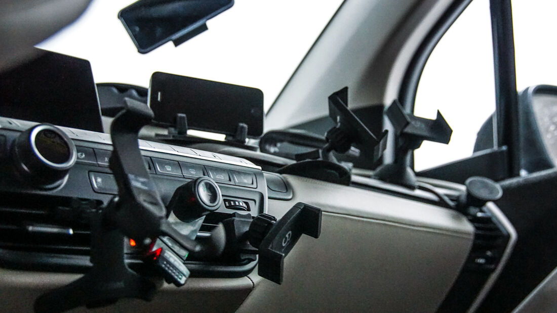 KKmoon Einstellbare Auto Kopfstütze Halterung Auto Rücksitz Halter für 4 bis 11 Zoll Handys Tablet PC 
