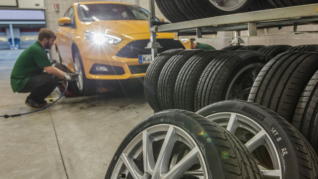 Sommerreifen-Test 2016, Reifengröße 235/40 R18 Y, Ford Focus ST, Test