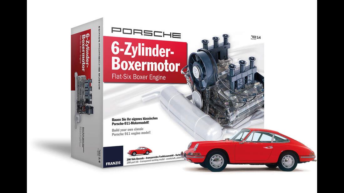 Adventskalender 2017 Franzis Porsche 6ZylinderBoxermotor AUTO