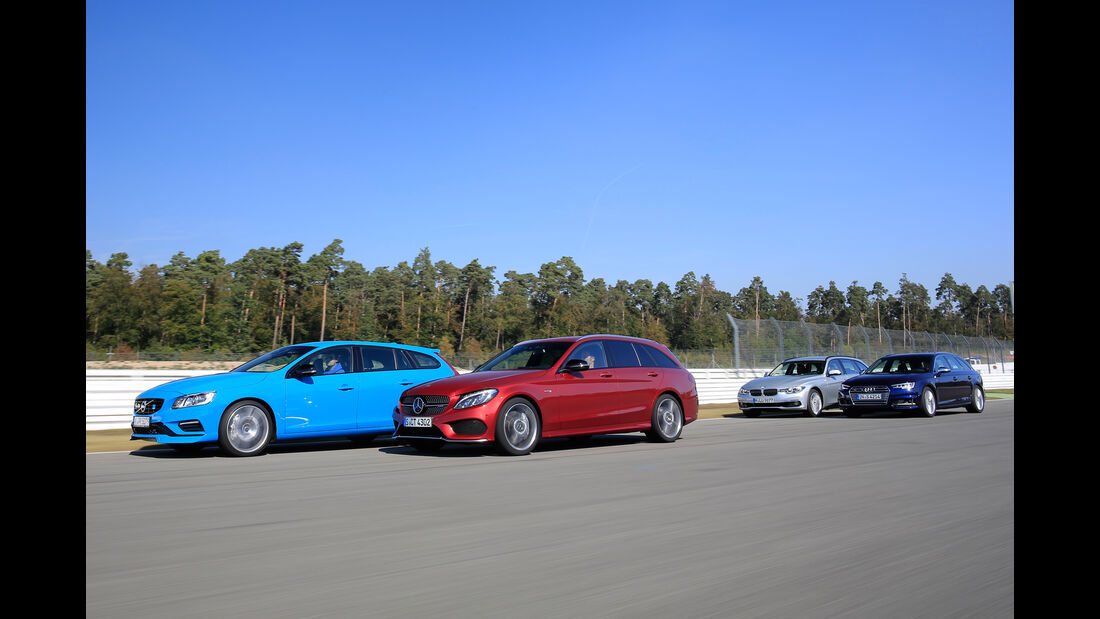 Sportkombis von Audi, BMW, Mercedes und Volvo