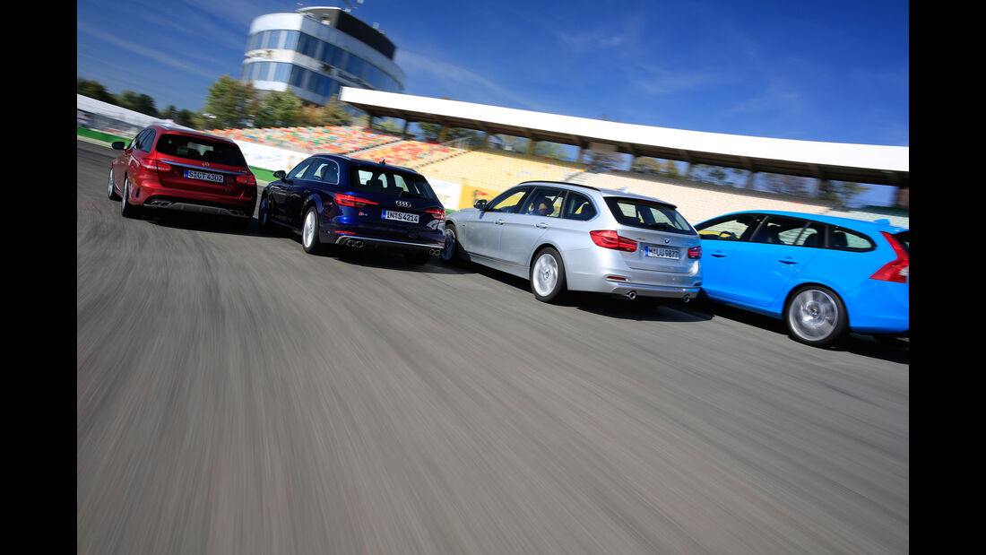 Sportkombis von Audi, BMW, Mercedes und Volvo