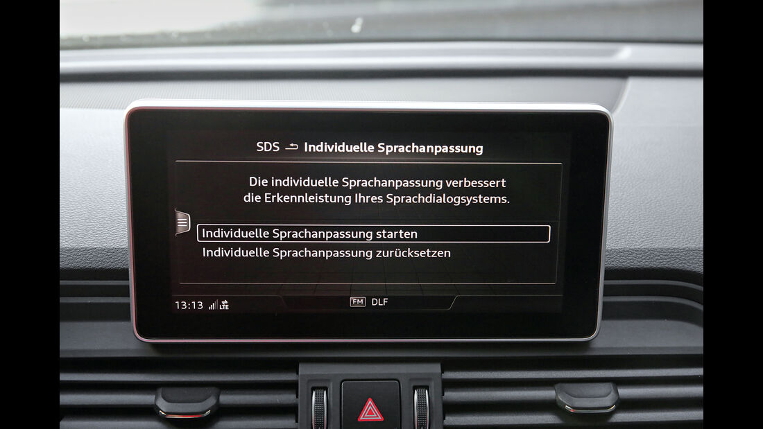 Sprachbedienung Test AMS1317 Audi Q5