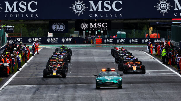 Sprint-Start - Formel 1 - GP Belgien - Spa-Francorchamps - 29. Juli 2023