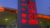 Spritpreis Shell Tankstelle